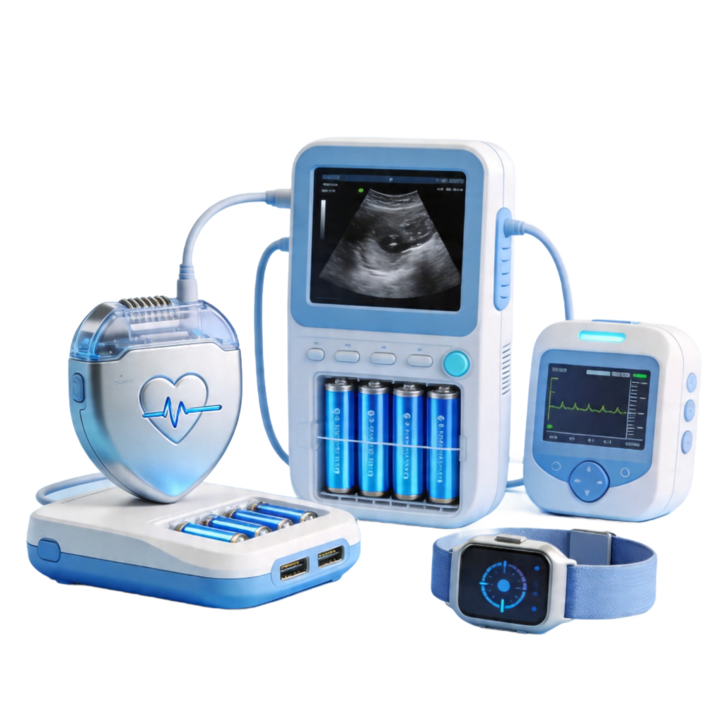 Medical Device Lithium Battery solutions for pacemakers, portable ultrasound, and wearable monitors