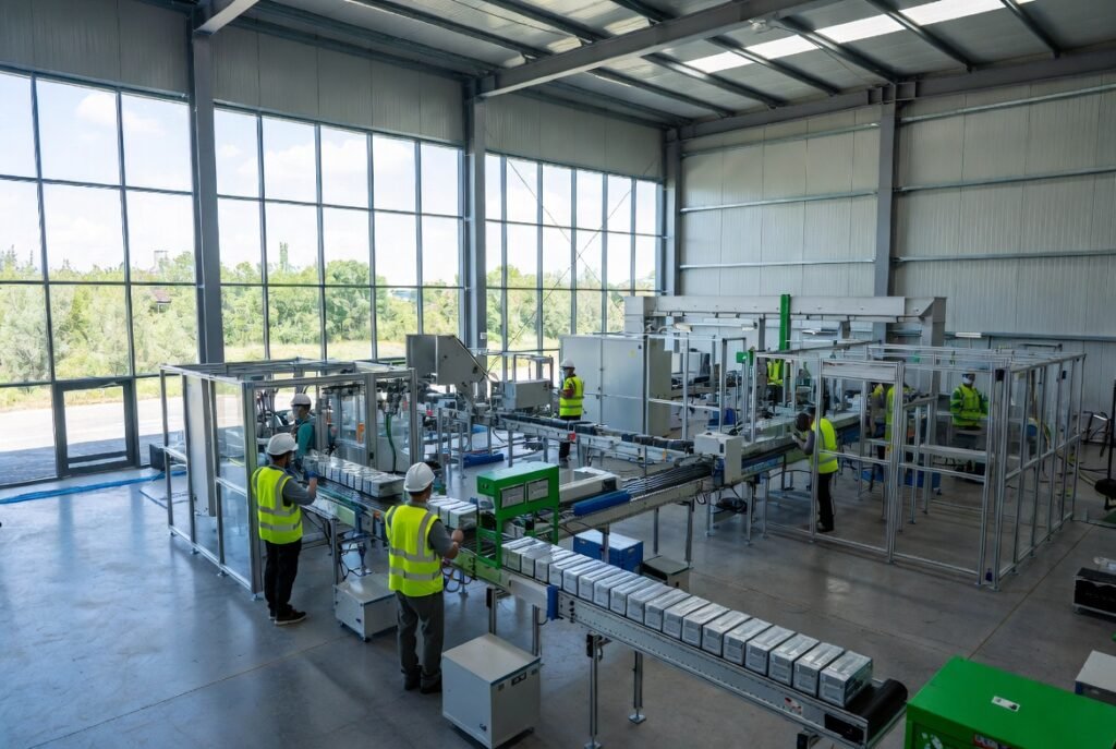 Sustainable recycling process of drone batteries.