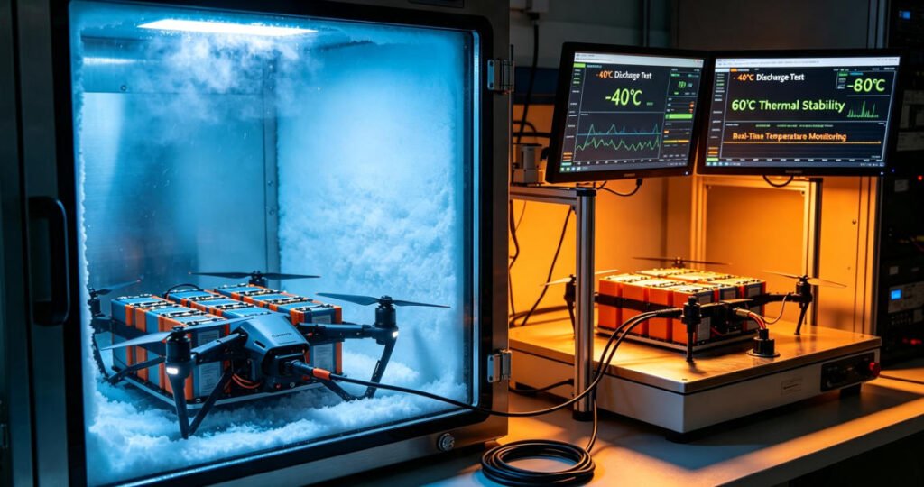 Drone Battery 2026: 7 Cost-Saving Selection Factors For Industrial UAV OEM Buyers 2 Drone battery performance comparison chart: LiPo vs semi-solid lithium cell