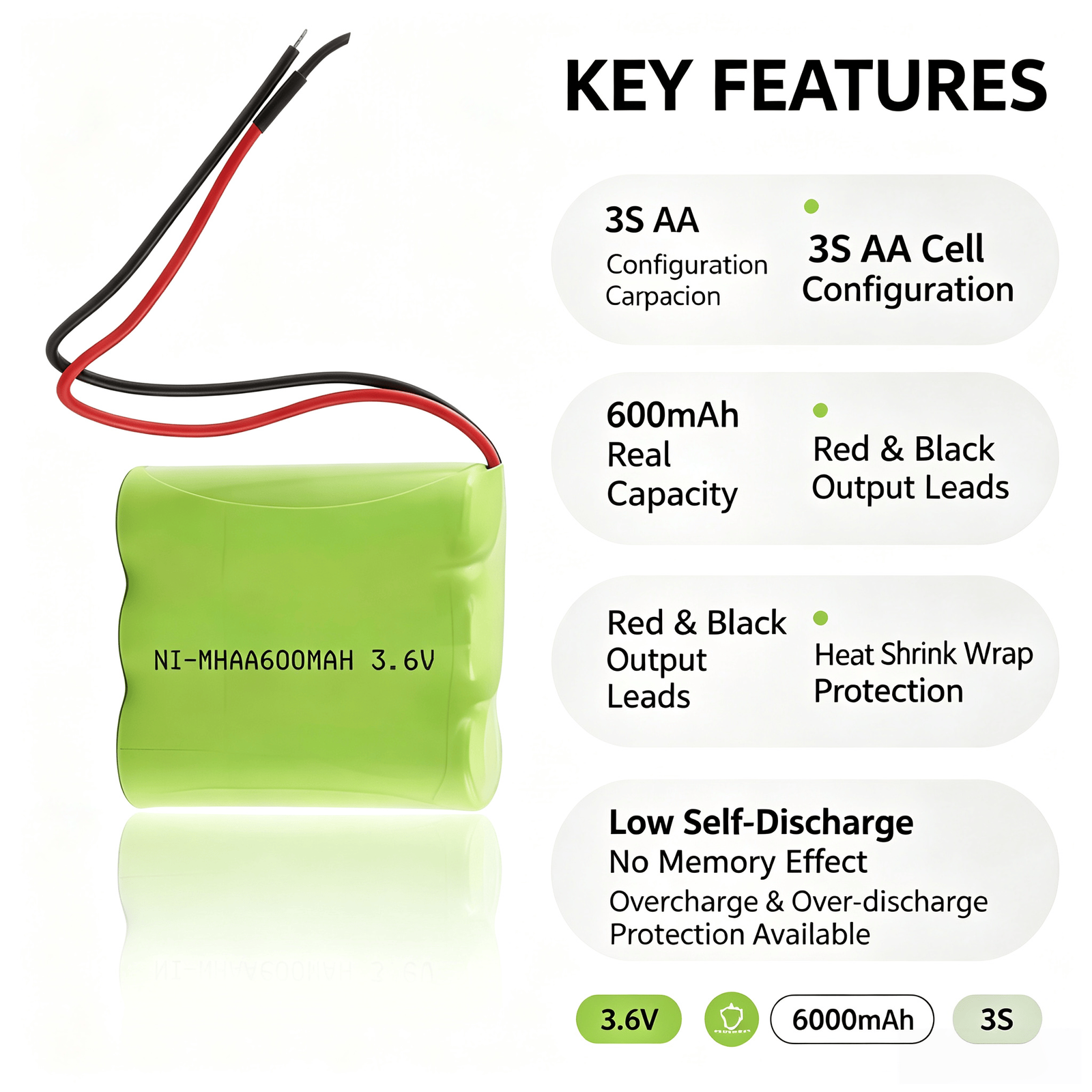 Custom 12V NiMH battery pack from professional OEM supplier